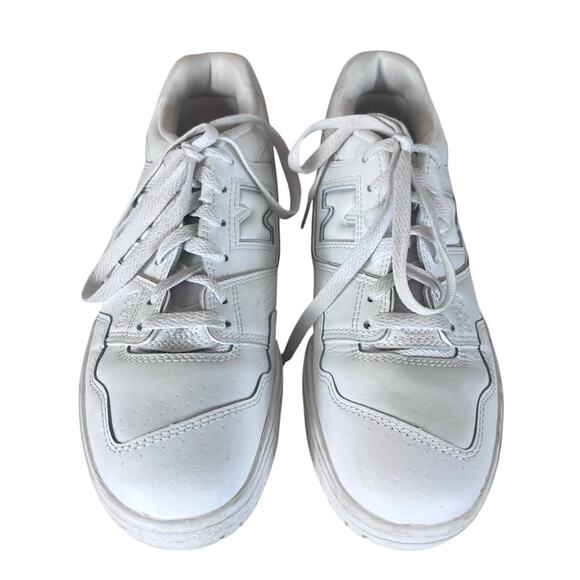 New Balance | Men's 550 Trainers Sneakers Platform Lace Up All White Size 8.5 - Picture 2 of 12